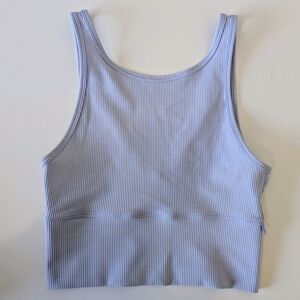 Lululemon Power Pivot Ribbed Tank Top Lavender Dew Reversible Size 6 #11